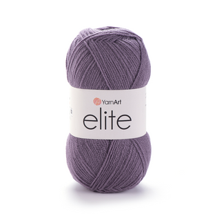 Пряжа Yarnart Elite №852 фіолетовий, акрилові нитки для в'язання 852 фото