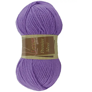 Пряжа Lanoso Premier Wool (Премьер Вул) №4984 лиловый, полушерстяная нитки для вязания. спицами и крючком 4984 фото
