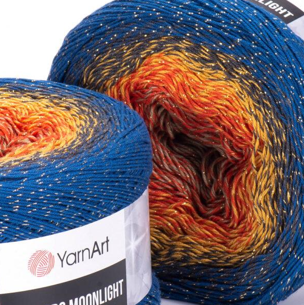 Пряжа YarnArt Flowers Moonlight №3258 пряжа бавовна з акрилом та металіком, нитки для ручного в'язання спицями та гачком 3258 фото Пряжа YarnArt Flowers Moonlight №3258 пряжа бавовна з акрилом та металіком, нитки для ручного в'язання спицями та гачком 3258 фото