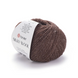Пряжа Yarnart Silky Wool №336 коричневий, вовна з шовком нитки для в'язання спицами и гачком 336 фото 1