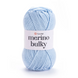 Пряжа Yarnart Merino Bulky №215 голубой, полушерстяная, нитки для вязания спицями та гачком 215 фото 1