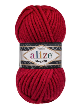 Пряжа Alize Superlana Megafil (вовна, акрил,) 55 м, 100 г