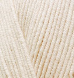 Пряжа Alize Cotton Gold (Коттон Голд) №599 слоновая кость, хлопок, нитки для вязания 599 фото