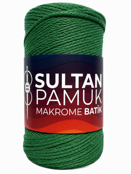 Пряжа Sultan Makrome Pamuk Batik (хлопок, полиэстер) 250г, 225м