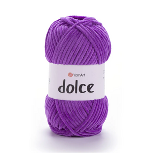 Пряжа Yarnart Dolce №788 фіолетовий - плюшева, велюр для в'язання спицями і гачком 788 фото