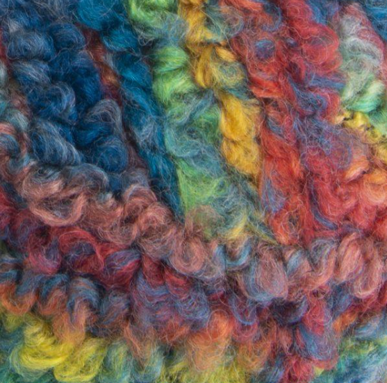 Пряжа YarnArt Frizzy №411 напіввовняна букле, для ручного в'язання спицями та гачком 411 фото
