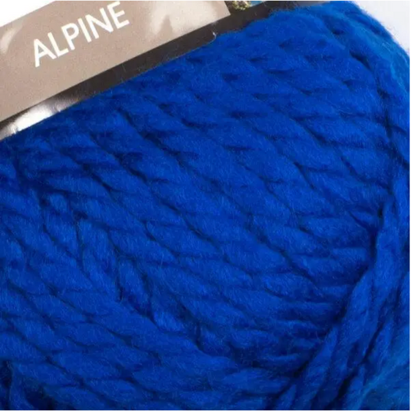 Пряжа YarnArt Alpine №342 волошка колір - напіввовняна для в'язання спицями і гачком 342 фото