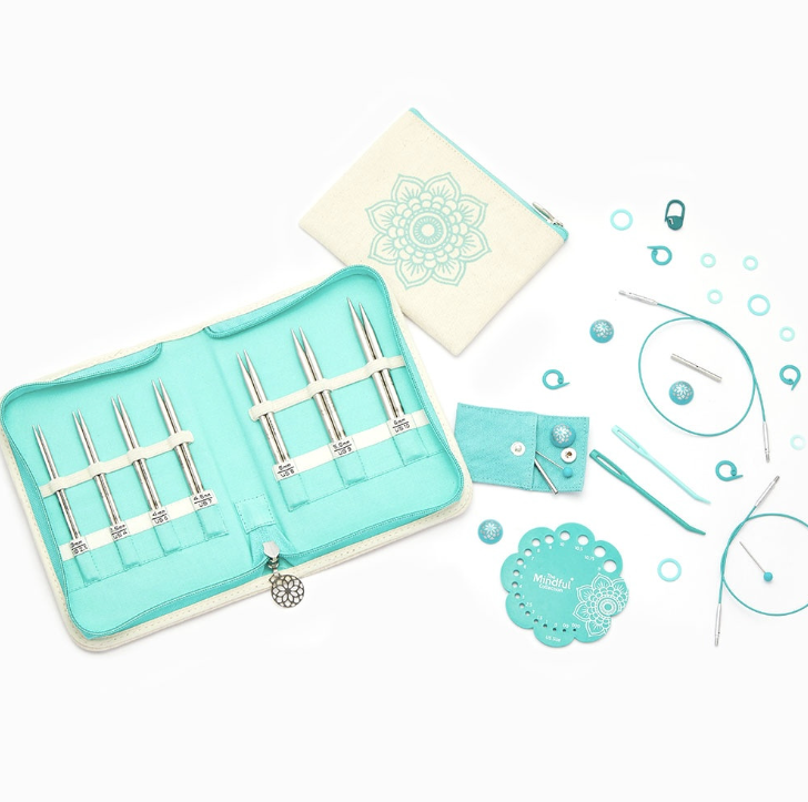 Набор съемных спиц поворотных металлических KnitPro The Kindness Set Mindful Collection (10 см) 36311 фото