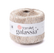 Пряжа YarnArt Galassia №5827 беж пайетка хамелеон- с пайеткой, нитки для вязания спицами и крючком 5827 фото 1