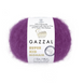 Пряжа Gazzal Super Kid Mohair № 64415 фиолетовый цвет, 237м/25гр, 47% супер кидмохер, для ручной вязки спицами и крючком 64415 фото 1