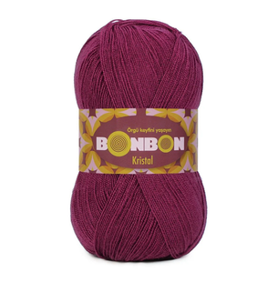 Пряжа Nako Bonbon Kristal №98262 фуксія (акрил) 100 г, 475 м 98262 фото