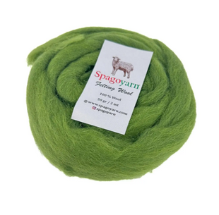 Вовна для валяння Spagoyarn FELT WOOL (Фелт Вул) № 87012 мох (Пряжа 100% вовна, нитки для фелтингу) 87012 фото