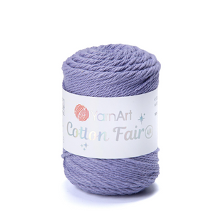Пряжа YarnArt Cotton Fair 4/4 №5585 лавандовий (бавовняна) 50 г, 80 м 5585 фото