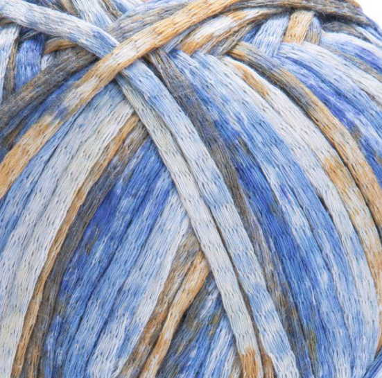 Пряжа Yarnart Cotton Fusion №3655 - хлопок секционной покраски для вязания спицами и крючком 3655 фото