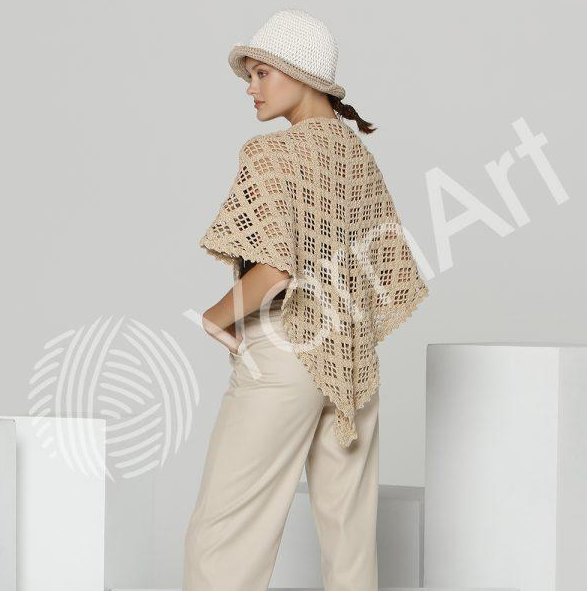 Пряжа Yarnart Summer №135 салатовый+оранж+коричневый меланж, , хлопок с вискозой нитки для вязания спицами и крючком спицами и крючком 135 фото