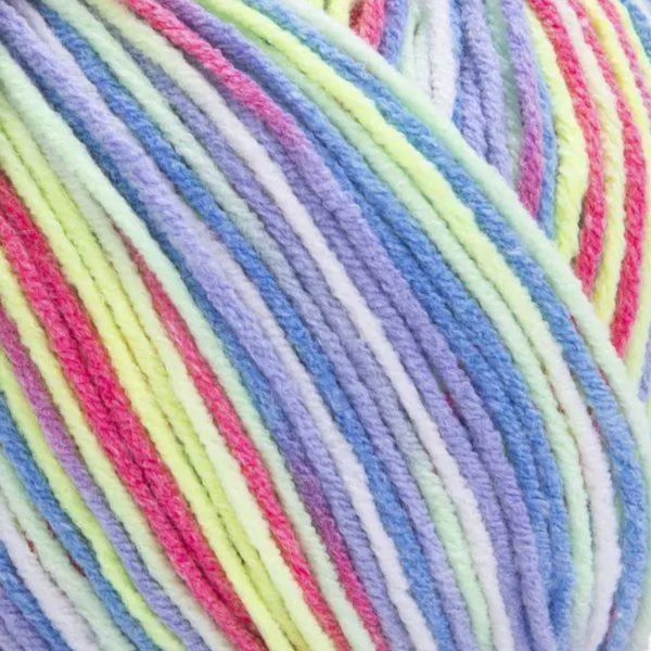 Пряжа Yarnart Jeans Soft Colors №6207 напівбавовна, секційного фарбування нитки для в'язання спицями та гачком 6207 фото