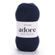Пряжа Yarnart Adore (Адор) №351 нічний синій колір - акрилова для в'язання гачком и спицями 351 фото 1
