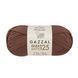 Пряжа Gazzal Giza Matte 125 №5585 коричневый цвет, 125м/50гр, 100% хлопок, для ручной вязки спицами и крючком 5585 фото 1