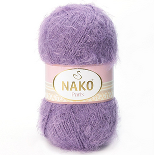 Пряжа Nako Paris №6684 бузковий (фантазійна пряжа) 100 г, 245 м 6684 фото