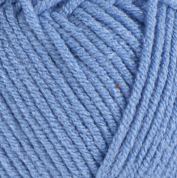 Пряжа YarnArt Jeans Bamboo №122 голубой, полухлопок, для ручной вязки спицами и крючком 122 фото