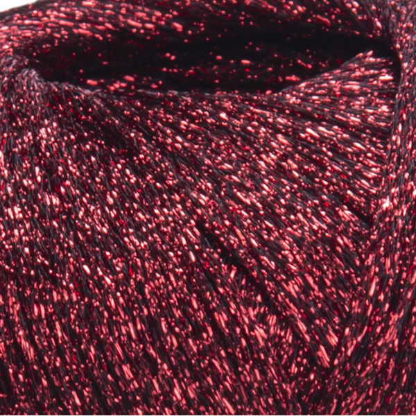Пряжа YarnArt Sparkle №1345 червоний, з люрексом нитки для в'язання спицями і гачком 1345 фото