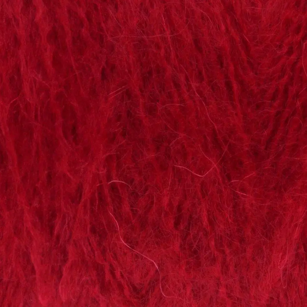 Пряжа Gazzal Super Kid & Merinos №61274 червоний колір, 150м/50гр, 60% вовна мериноса SW, для ручного в'язання спицями та гачком 61274 фото