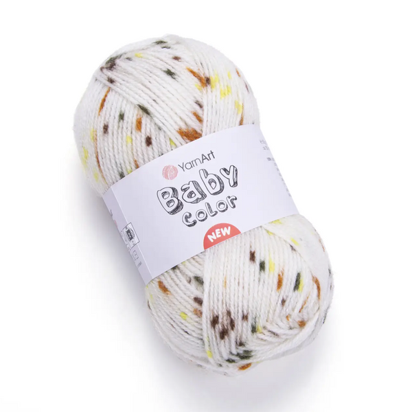 Пряжа YarnArt Baby Color №206 - дитяча для в'язання спицями та гачком 206 фото Пряжа YarnArt Baby Color №206 - дитяча для в'язання спицями та гачком 206 фото