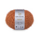 Пряжа Gazzal Teddy № 6546 рыжий цвет, 150м/50гр, 40% Superwash мериносовая шерсть, для ручной вязки спицами и крючком 6546 фото 1