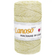 Пряжа Lanoso Macrame PP Star (Макраме ПП Стар) №113 світлий-беж з золотом, поліпропілен з люрексом нитки для в'язання гачком 0113 фото 1