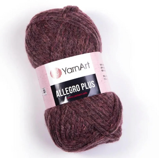Пряжа YarnArt Allegro Plus №710 фрез, пряжа напіввовна, для ручного в'язання спицями та гачком 710 фото