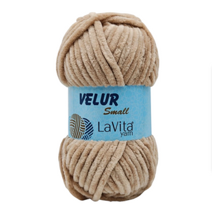 Пряжа Lavita Yarn Velur Small №7119 песочный (велюр) 50 г, 60 м 7119 фото