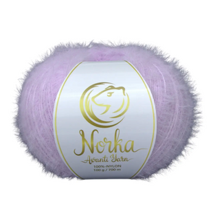 Пряжа Avanti Yarn Norka (Норка) №916 рожево- бузковий, нейлон нитки для в'язання спицями і гачком 916 фото