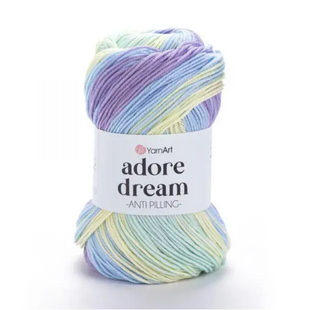 Пряжа Yarnart Adore Dream (Адор Дрим) №1076, акрилова, нитки для в'язання гачком и спицями 1076 фото