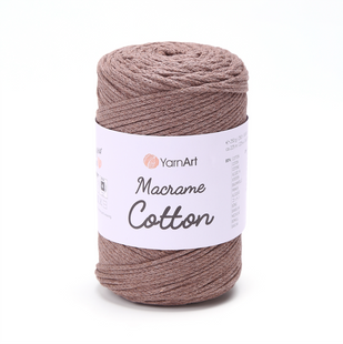 Пряжа YarnArt Macrame Cotton №791 коричневий, напівбавовняна нитки для в'язання сумок та макраме 791 фото