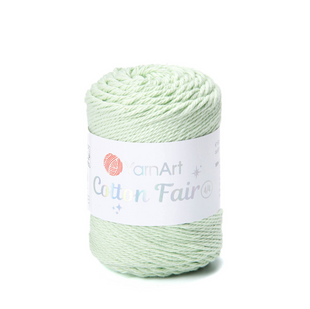 Пряжа YarnArt Cotton Fair 4/4 №5560 світла м'ята (бавовняна) 50 г, 80 м 5560 фото