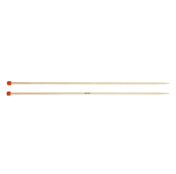 Прямые спицы деревянные 35 см KnitPro Basix Birch Wood 10 мм 35267 фото