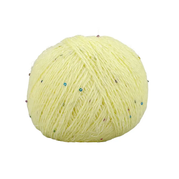 Пряжа Avanti Yarn Angora Premium (Ангора Преміум) №EF07/959 світло-жовтий, ангора з люрексом і паєтками EF07/959 фото Пряжа Avanti Yarn Angora Premium (Ангора Преміум) №EF07/959 світло-жовтий, ангора з люрексом і паєтками EF07/959 фото