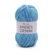 Пряжа Yarnart Andes Denim №5107 голубой , пряжа шерстяная с акрилом, для ручной вязки спицами и крючком 5107 фото 1