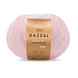 Пряжа Gazzal Alpaca Air № 82 ніжно-рожевий колір, 150м/50гр, 58% бейбі альпака, для ручного в'язання спицями та гачком 82 фото 1