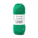 Пряжа YarnArt Intense Linen №4126 зелений меланж, віскоза з льоном, для ручного в'язання спицями та гачком 4126 фото 1