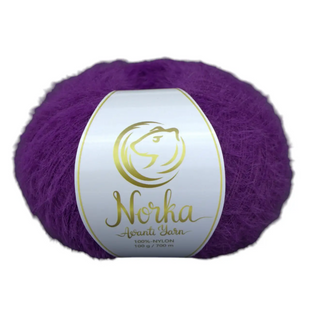 Пряжа Avanti Yarn Norka (Норка) №865 фіолетовий, нейлон нитки для в'язання спицями і гачком 865 фото