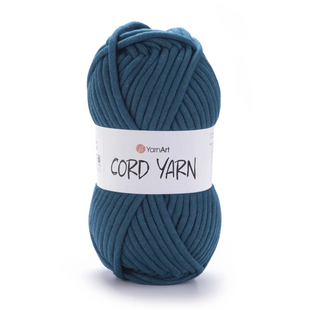 Пряжа YarnArt Cord Yarn №789 синий - хлопоковый шнур для вязания сумок и рюкзаков 789 фото