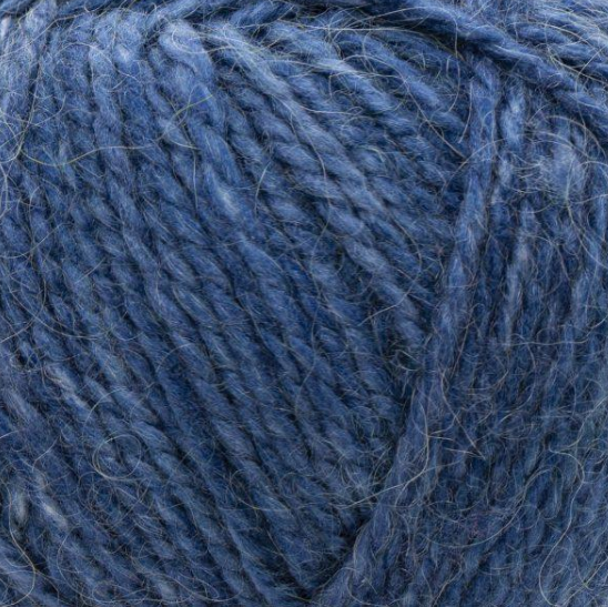 Пряжа Yarnart Andes Denim №5108 синий, пряжа шерстяная с акрилом, для ручной вязки спицами и крючком 5108 фото