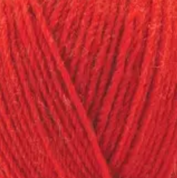 Пряжа Alize Superwash Artisan (Супервош Артизан) №56 красный, носочная нитки для вязания 56 фото