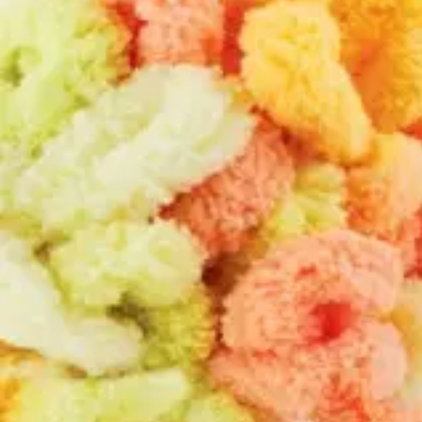 Пряжа Alize Puffy Fine Color (Пуффи Файн Колор) №6313 плюшевая нитки для вязания руками 6313 фото