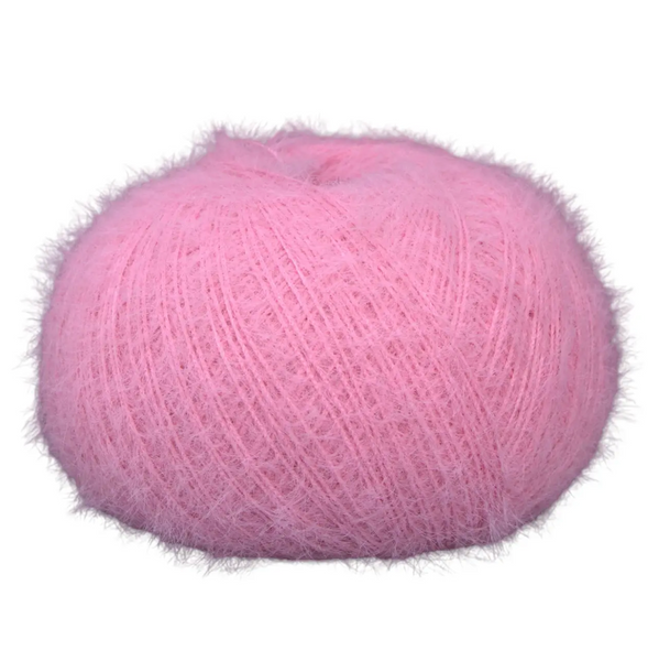 Пряжа Avanti Yarn Norka (Норка) №811 дитячий рожевий, нейлон нитки для в'язання спицями і гачком 811 фото