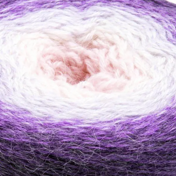 Пряжа YarnArt Flowers Alpaca №427 - с альпакой, нитки секционного окрашивания для вязания спицами и крючком 427 фото