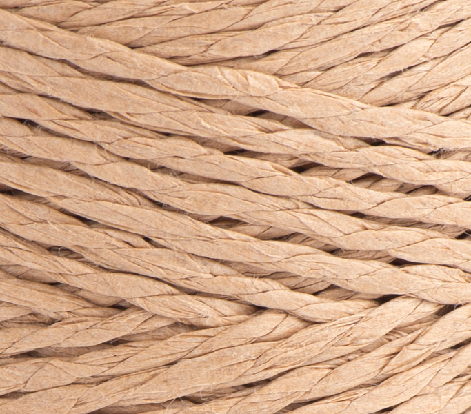 Рафія YarnArt Papiro Twisted (Папіро Твістед) №1302 беж, целюлоза, нитки для в&rsquo;язання 1302 фото