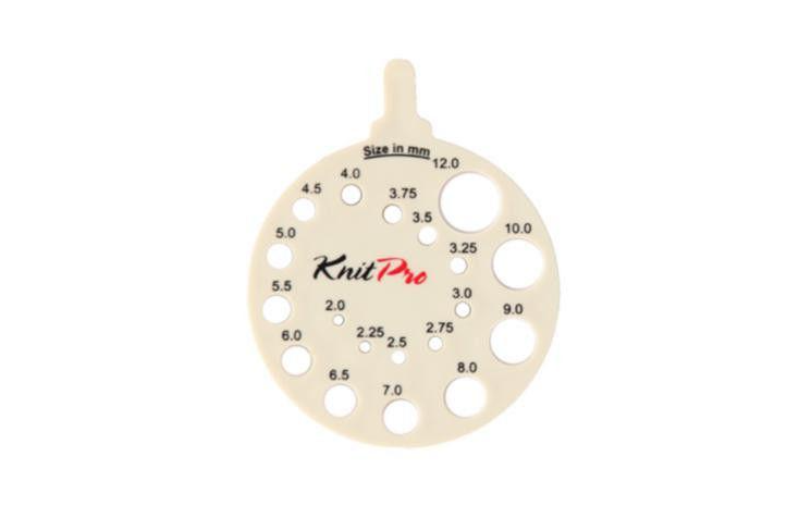 Линейка (шкала) IVY KnitPro для измерения размера спиц 10991 фото