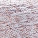 Пряжа Yarnart Macrame Cotton Lurex №727 беж, нитки для вязания макраме 727 фото 2